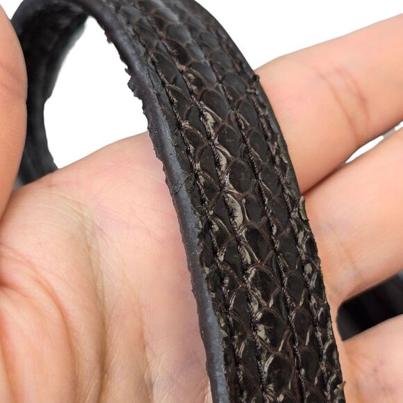 Y2K Vintage XOXO Leopard Logo Brown Shoulder Bag 2000s - Picture 8 of 16